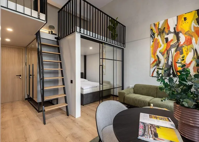 Luxury Design Loft Escape In Апартаменты Рига